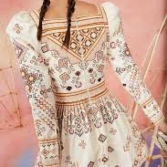 Ulla Johnson Adilah Runway Dress in Ochre 4 - Picture 5 of 16